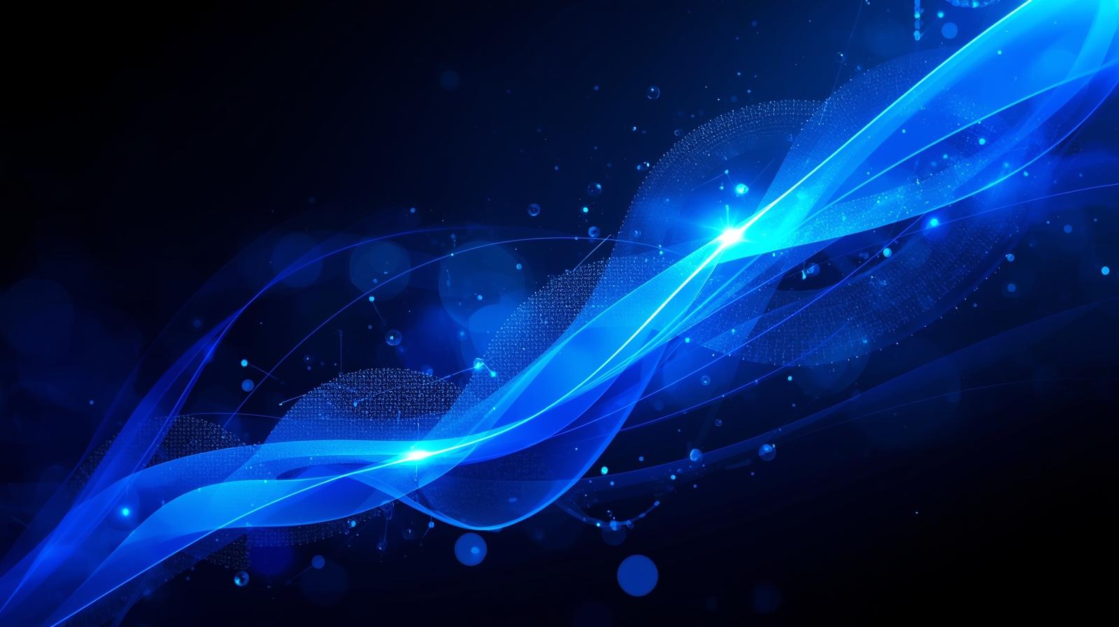 Abstract digital data visualization representing AI-powered solutions